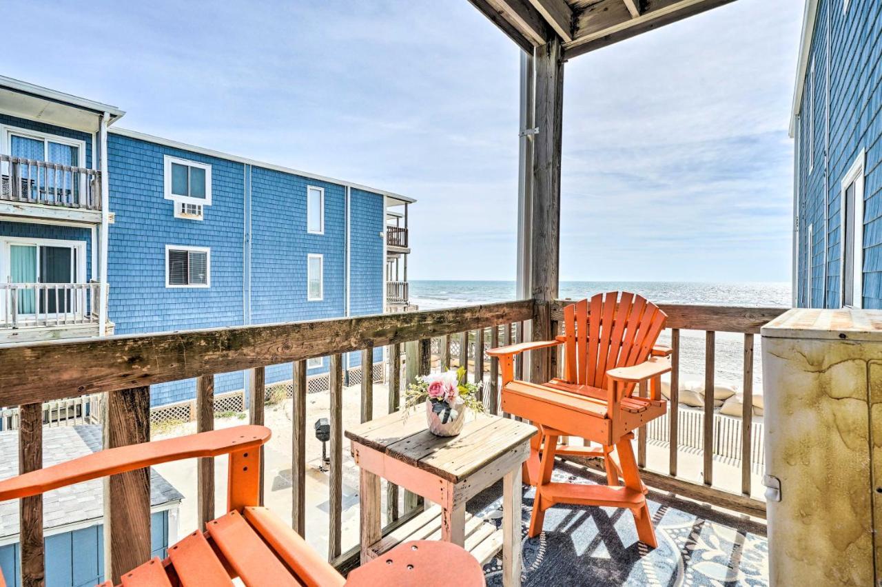 North Topsail Condo - Steps To Beach! North Topsail Beach Exterior foto